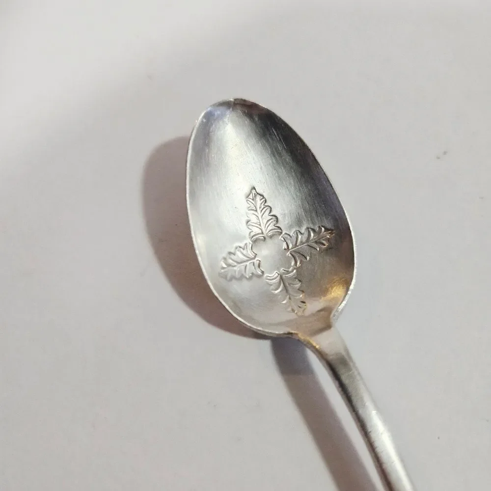 Vintage Sterling Silver Artesian Made Native American Crafted Decorative Spoon